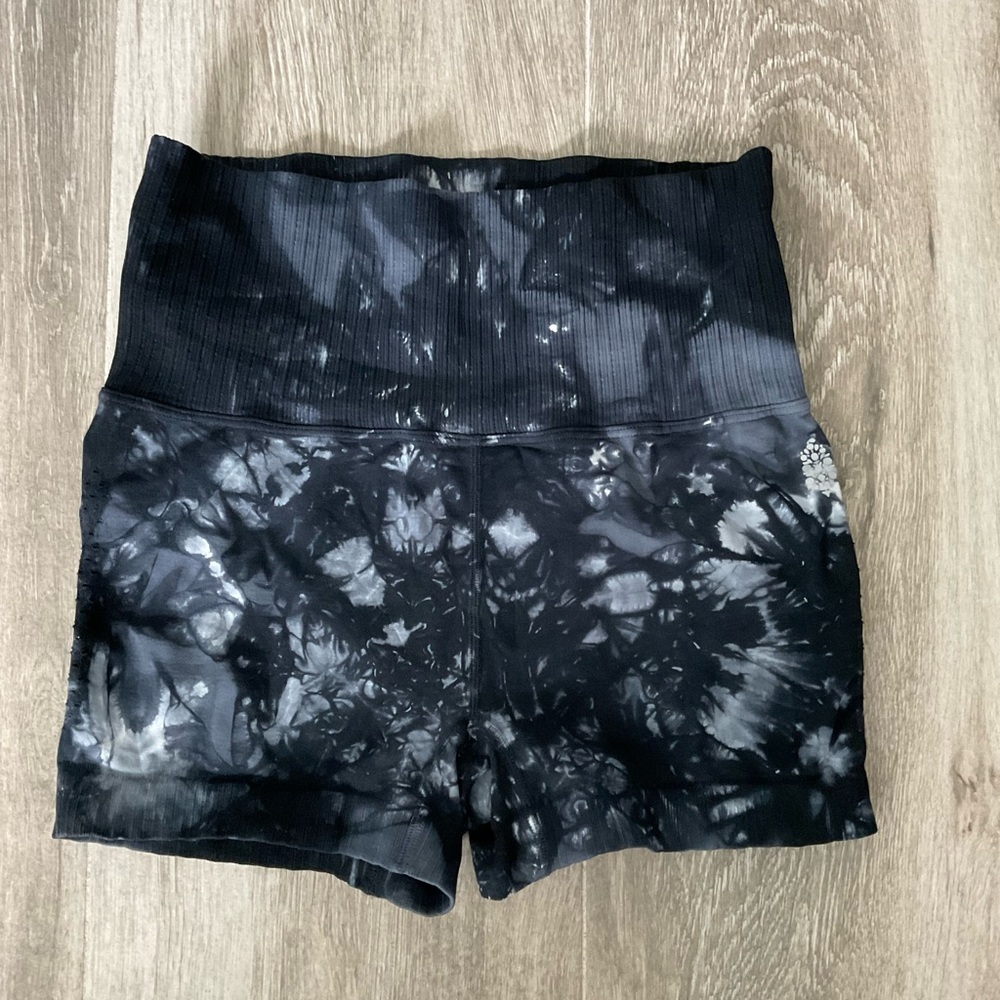 Free People Good Karma Tie Dye bike short
